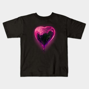 Pink Heart Kids T-Shirt